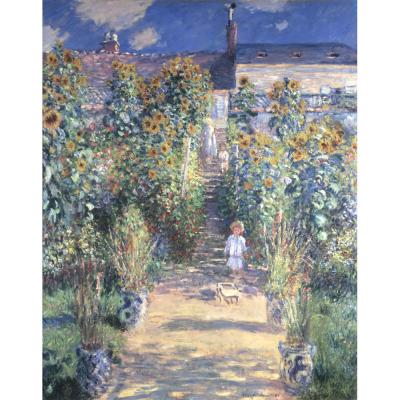 Claude Monet - The Artist's Garden at Vetheuil